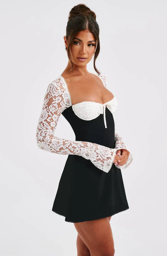 Lace Long Sleeve Dress