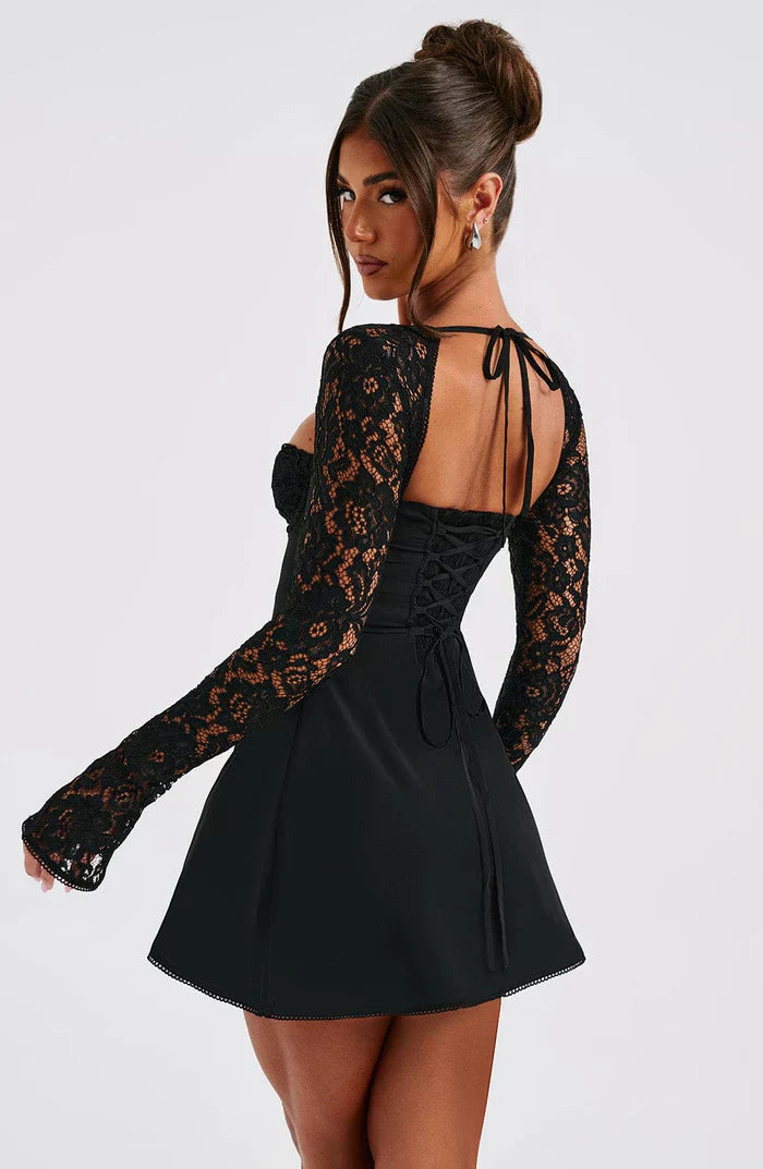 Lace Long Sleeve Dress
