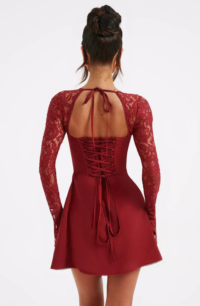 Lace Long Sleeve Dress
