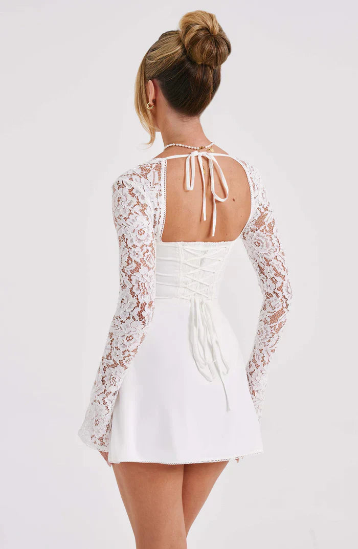 Lace Long Sleeve Dress