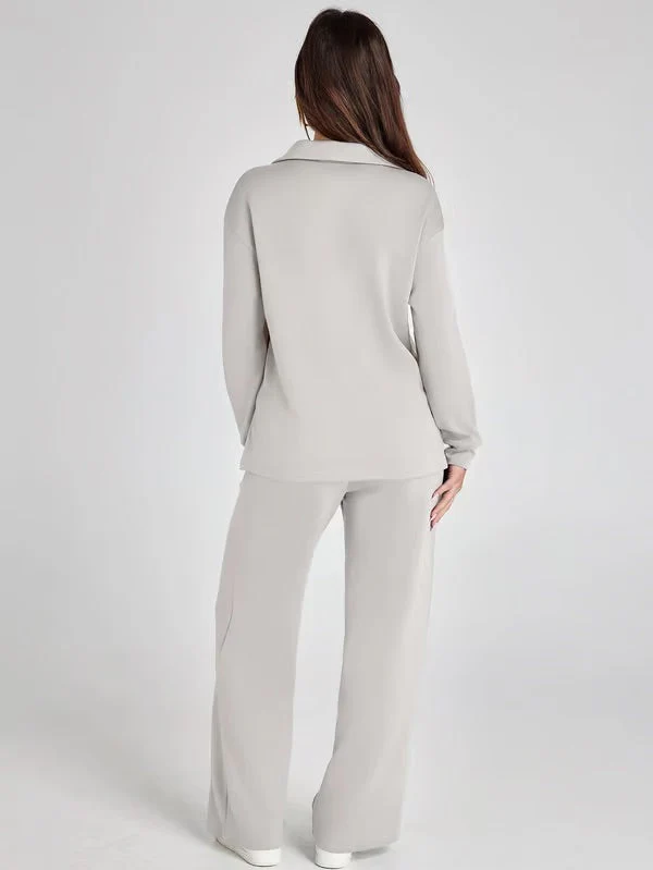 Collared Lounge Set