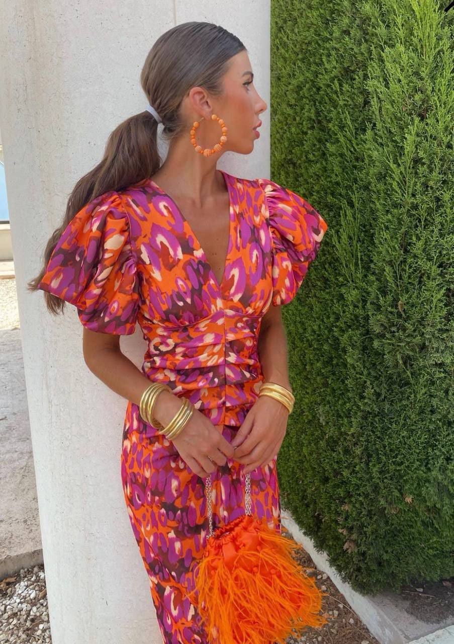 Puff Sleeve Summer Dress