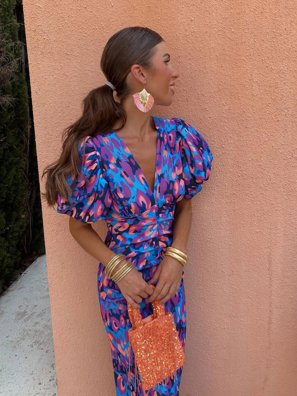 Puff Sleeve Summer Dress