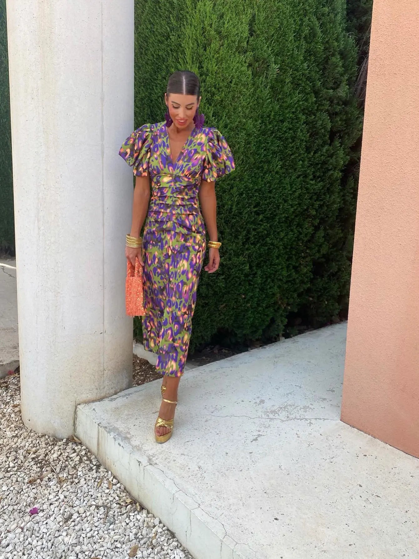 Puff Sleeve Summer Dress