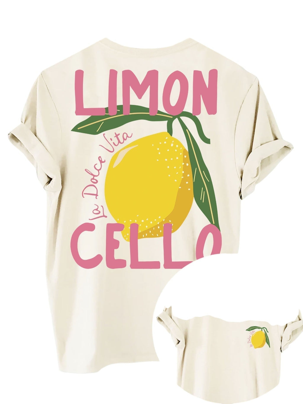 Lemon Print Casual Top