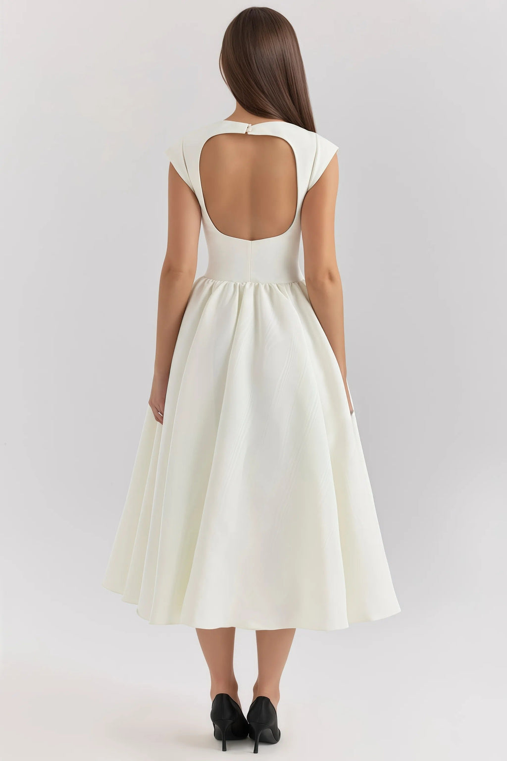 Formal Structured Midi Dress