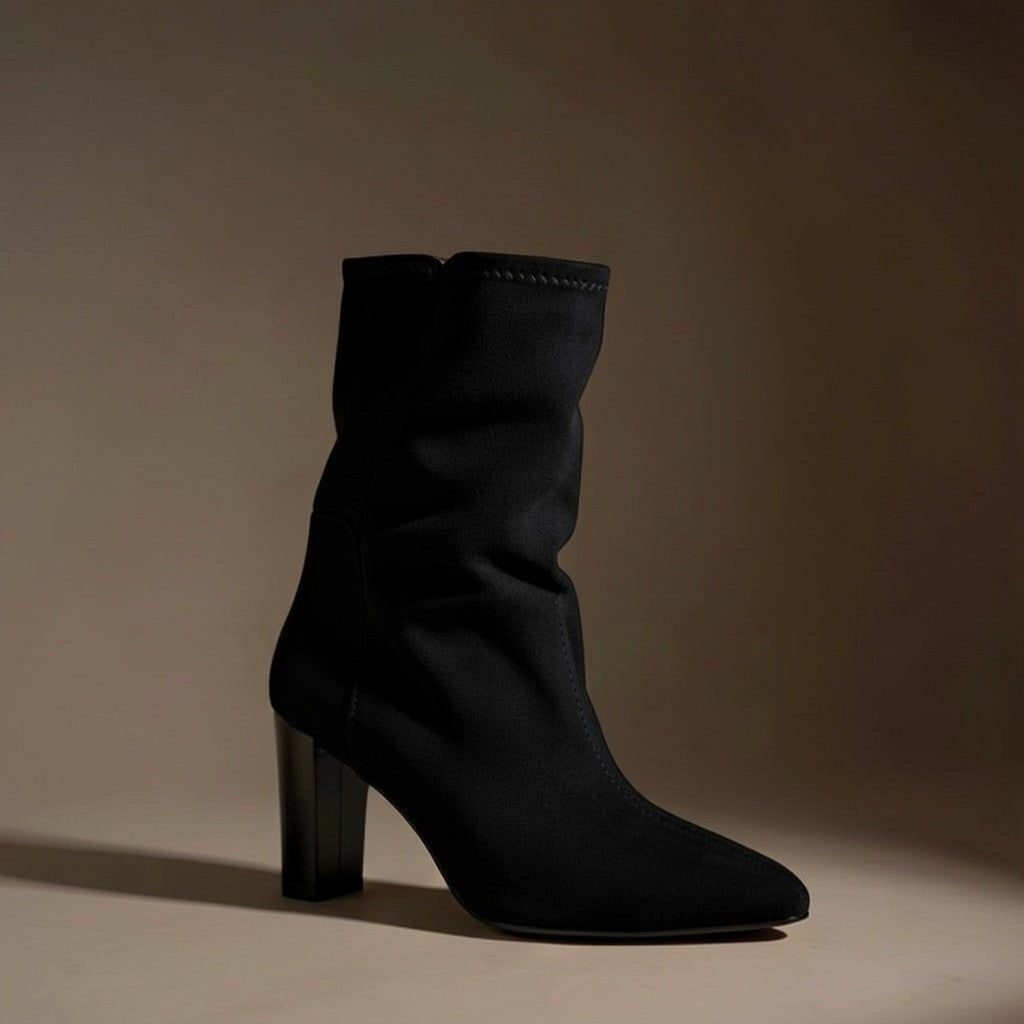 Suede High Heel Boots