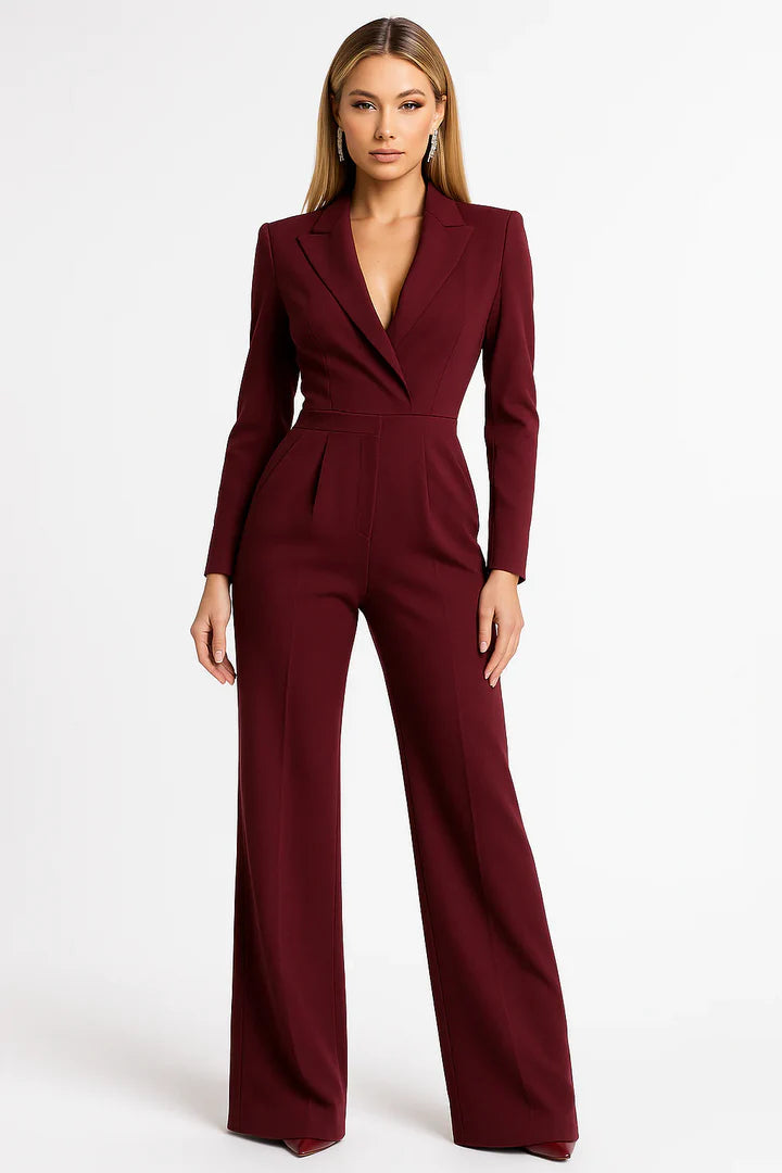 Tailored Wide Leg Jumpsuit