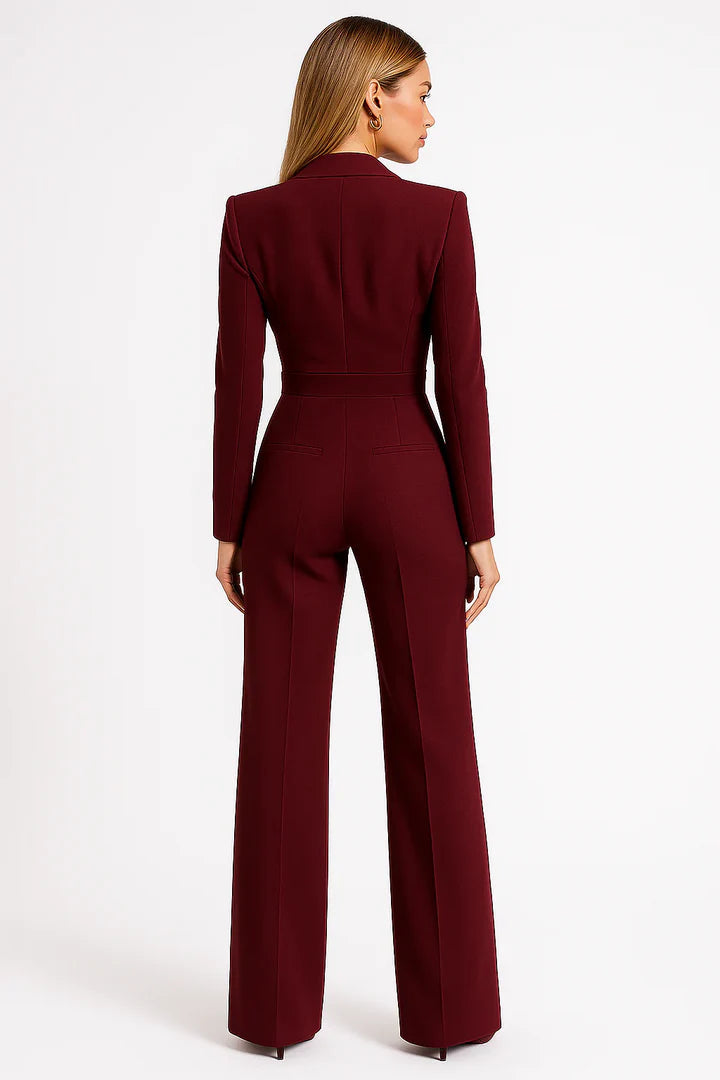 Tailored Wide Leg Jumpsuit