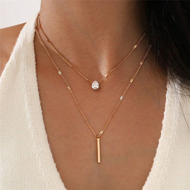 Dainty Layered Necklace Set