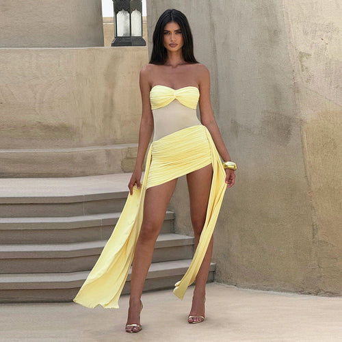 Bodycon Ruched Mini Dress