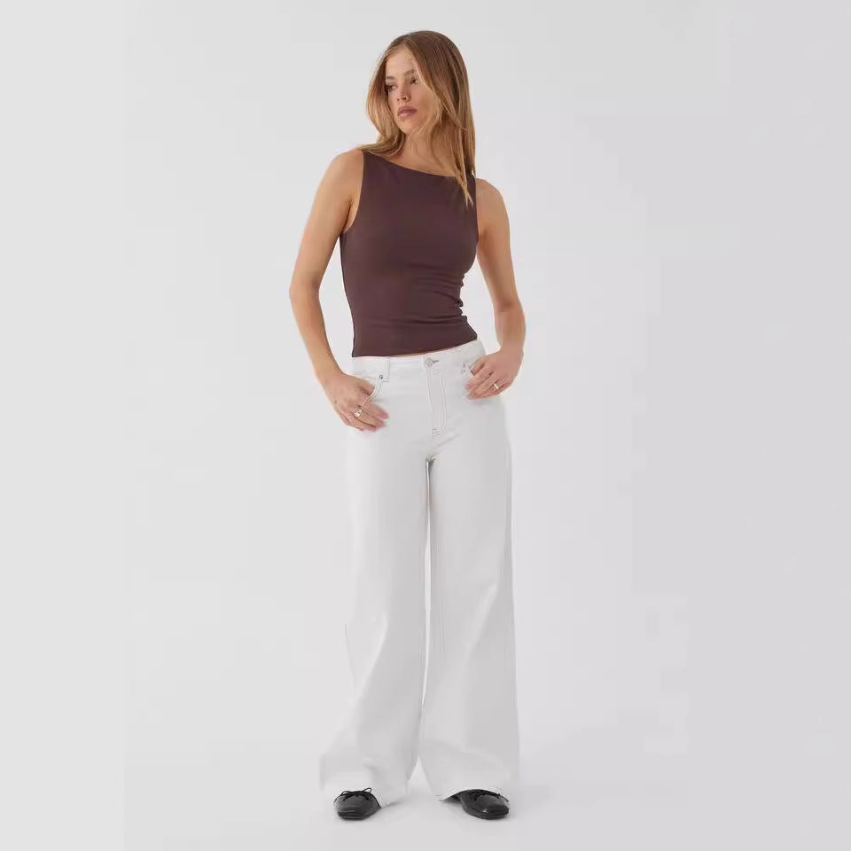 High Waist Relaxed Fit Jeans
