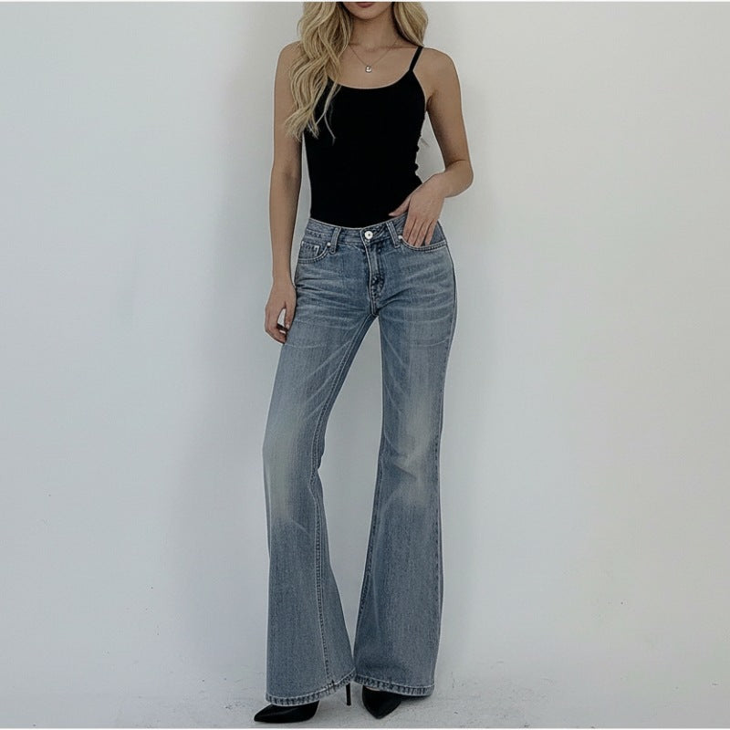 High Waist Flared Jeans
