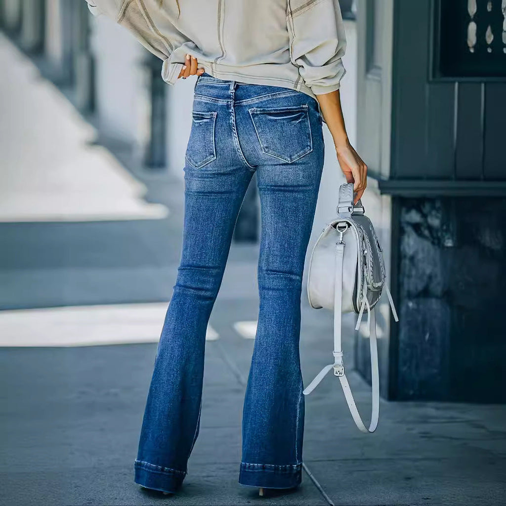 High Waist Bootcut Jeans