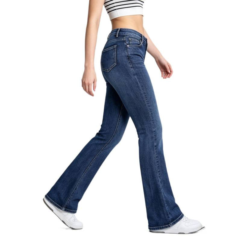 High Waist Flared Jeans