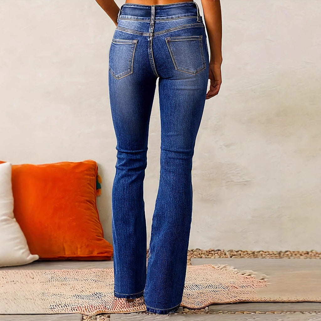 High Waist Modern Bootcut Jeans