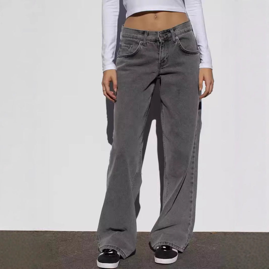 High Waist Relaxed Fit Jeans