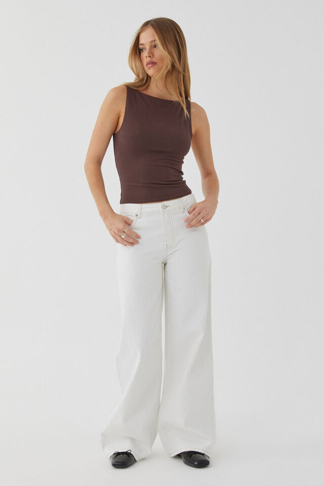 High Waist Relaxed Fit Jeans