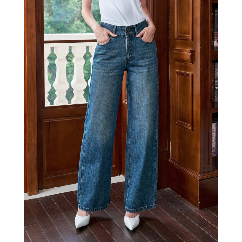 Wide Leg High Waist Jeans