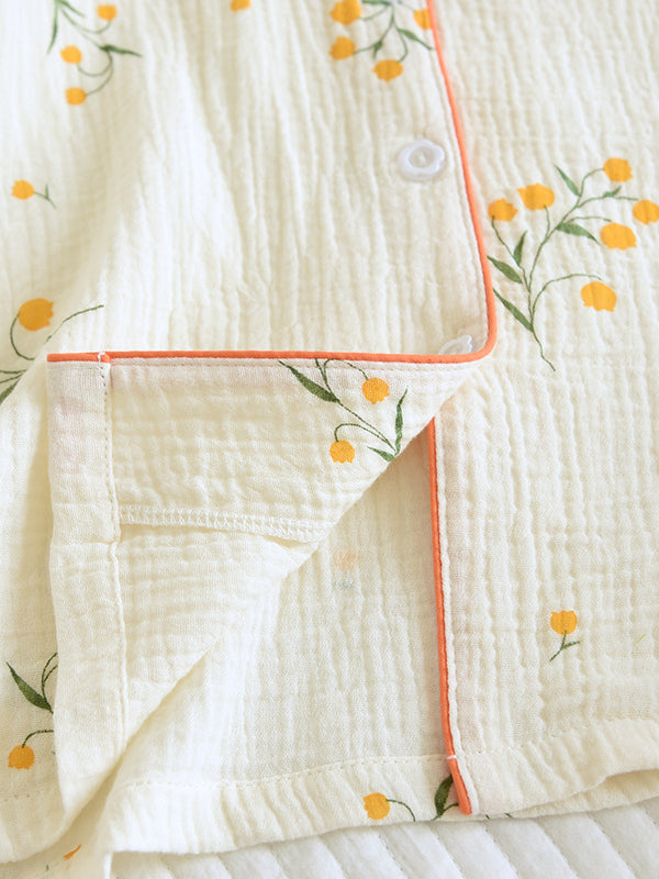 Relaxed Short Sleeve Pajama Set