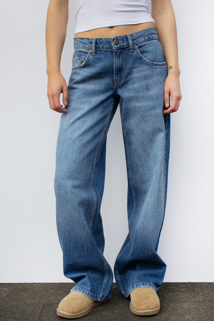 High Waist Relaxed Fit Jeans