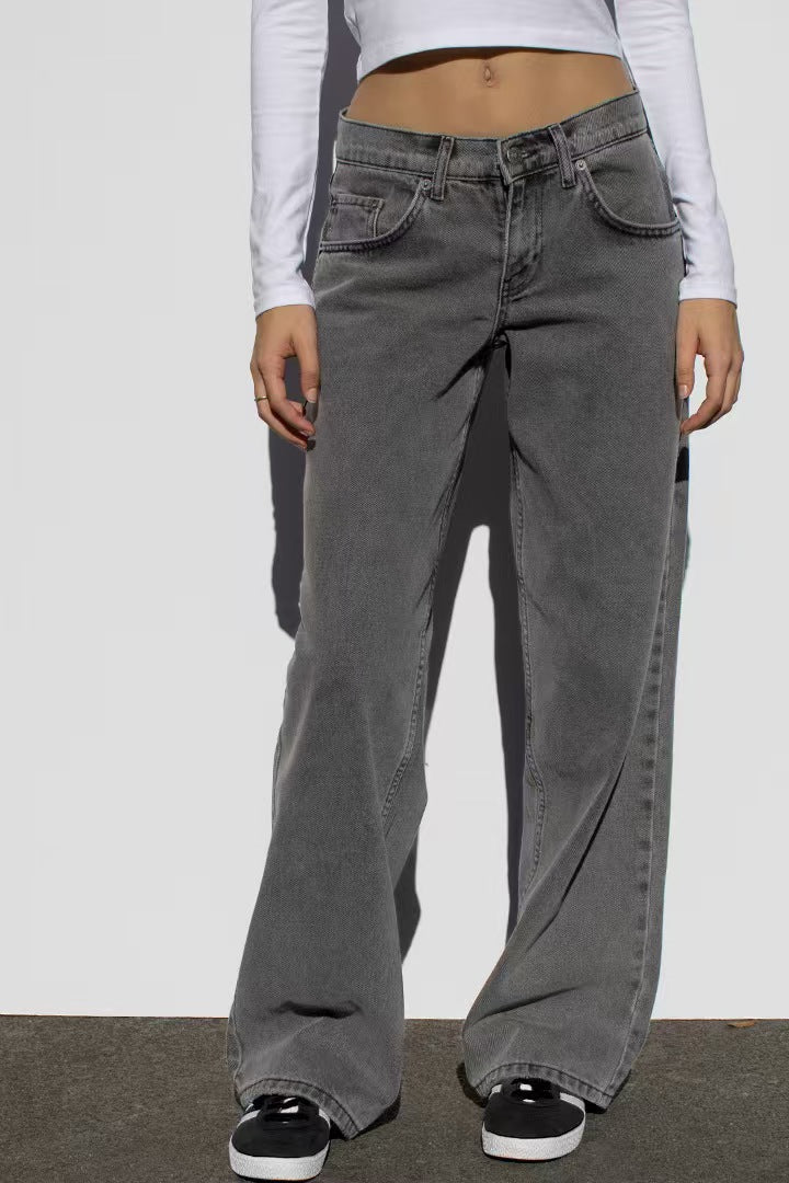 High Waist Relaxed Fit Jeans