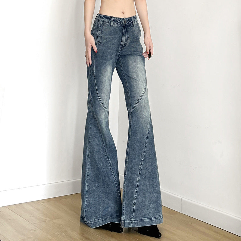 High-Waist Flared Jeans