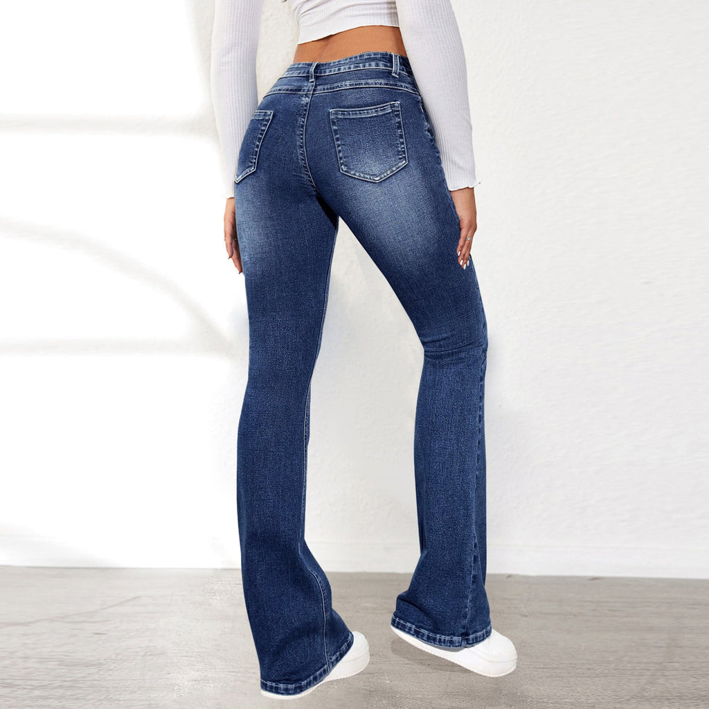 High Waist Bootcut Jeans