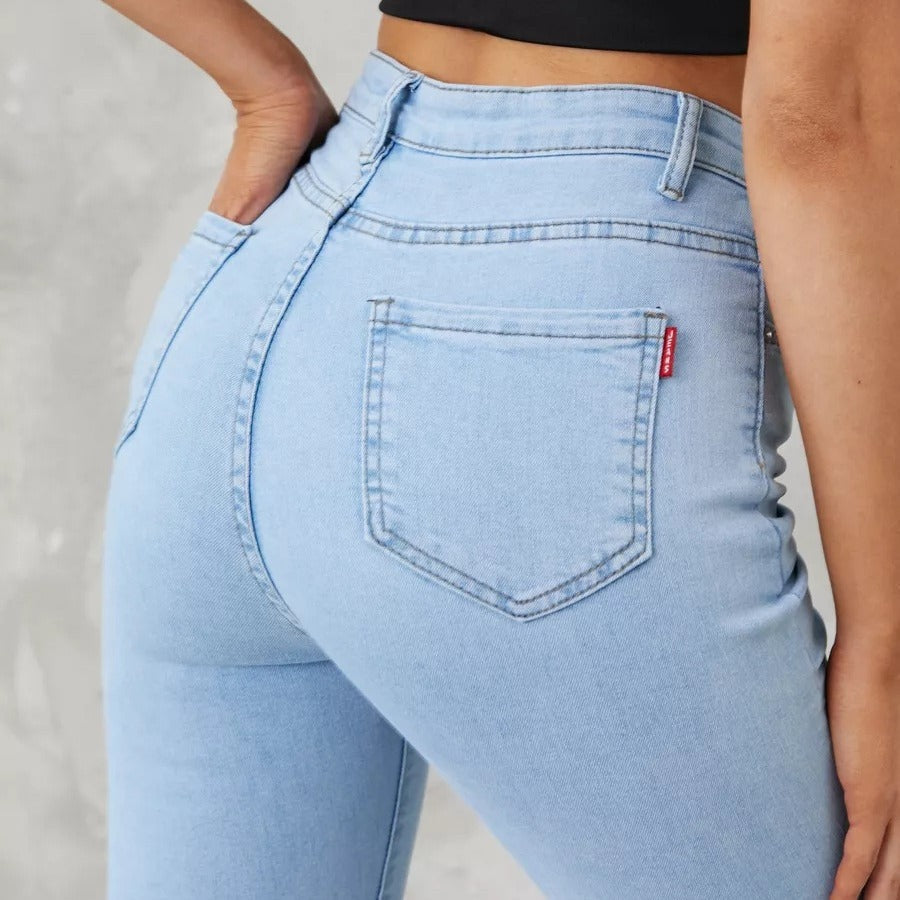 High-Waisted Shaping Jeans