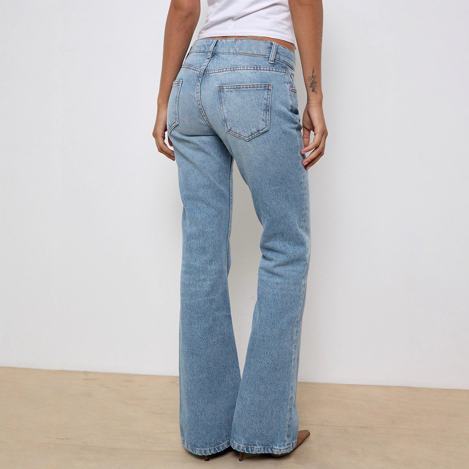 High Waist Bootcut Jeans