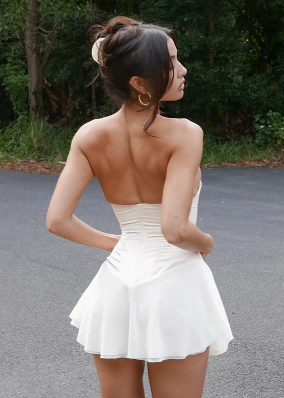 Strapless Corset Mini Dress