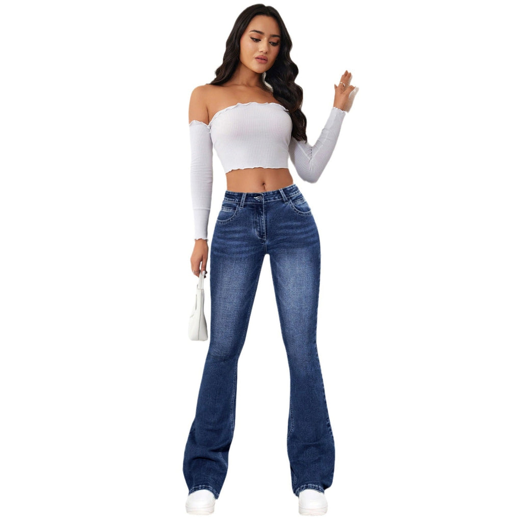 High Waist Bootcut Jeans
