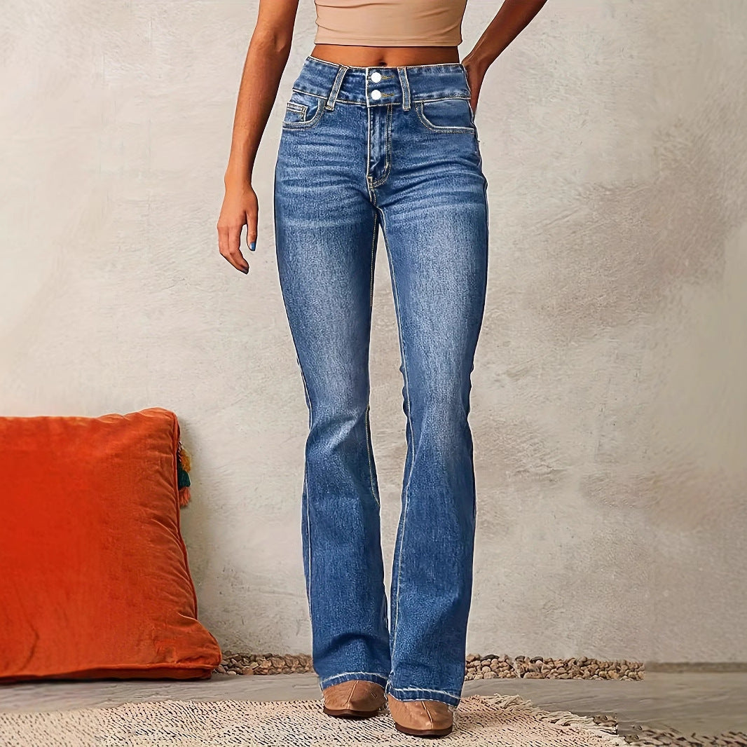 High Waist Modern Bootcut Jeans
