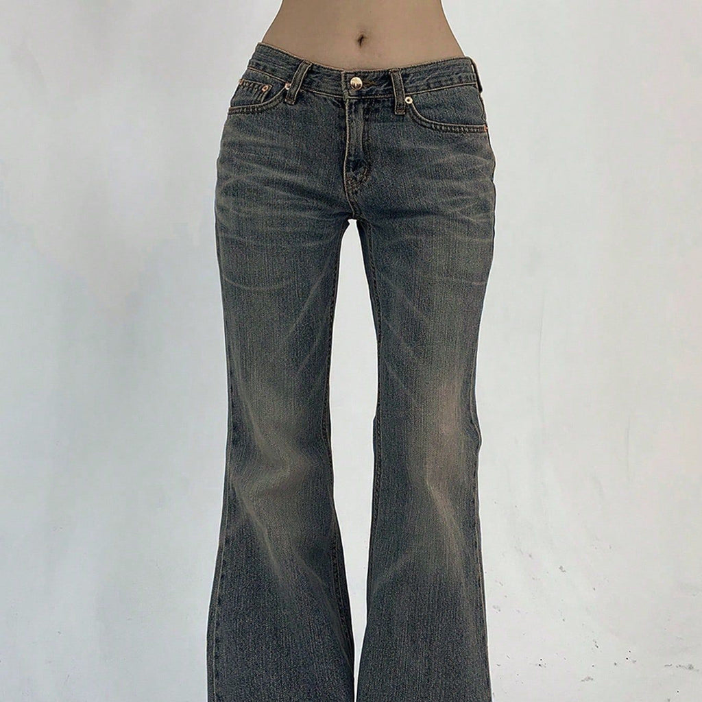 High Waist Flared Jeans