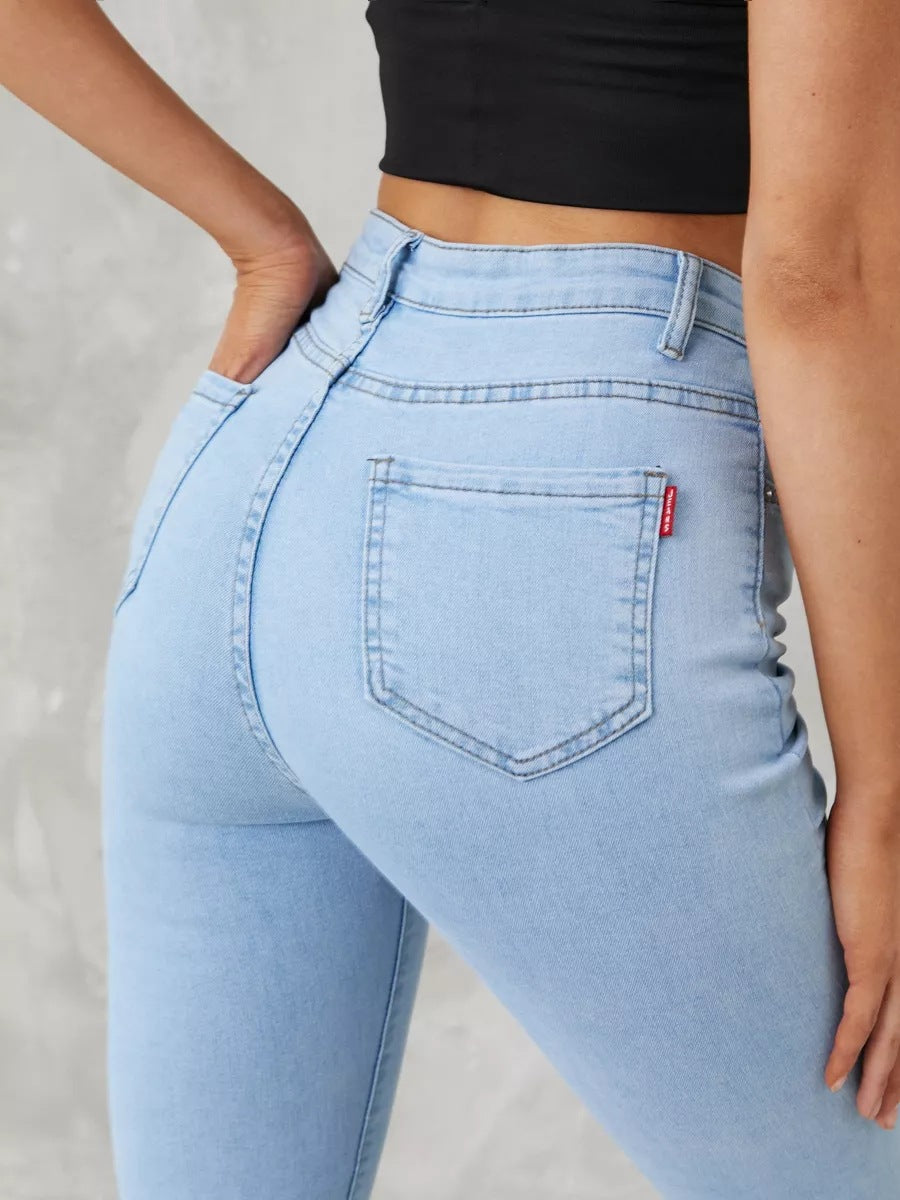 High-Waisted Shaping Jeans