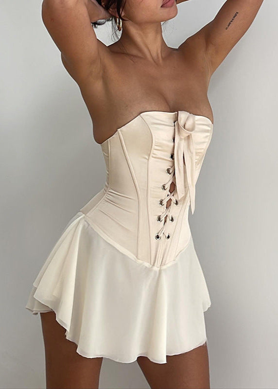 Strapless Corset Mini Dress