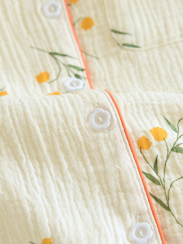 Relaxed Short Sleeve Pajama Set