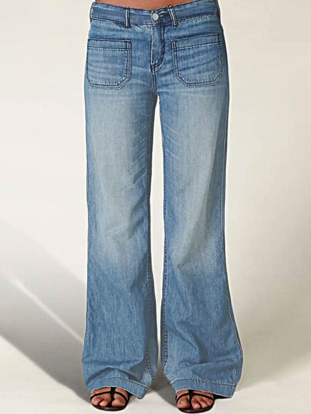 High Waist Wide Leg Jeans
