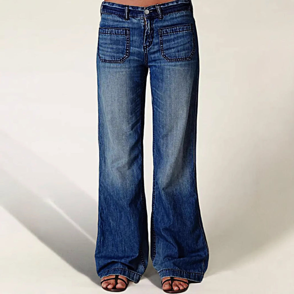 High Waist Wide Leg Jeans