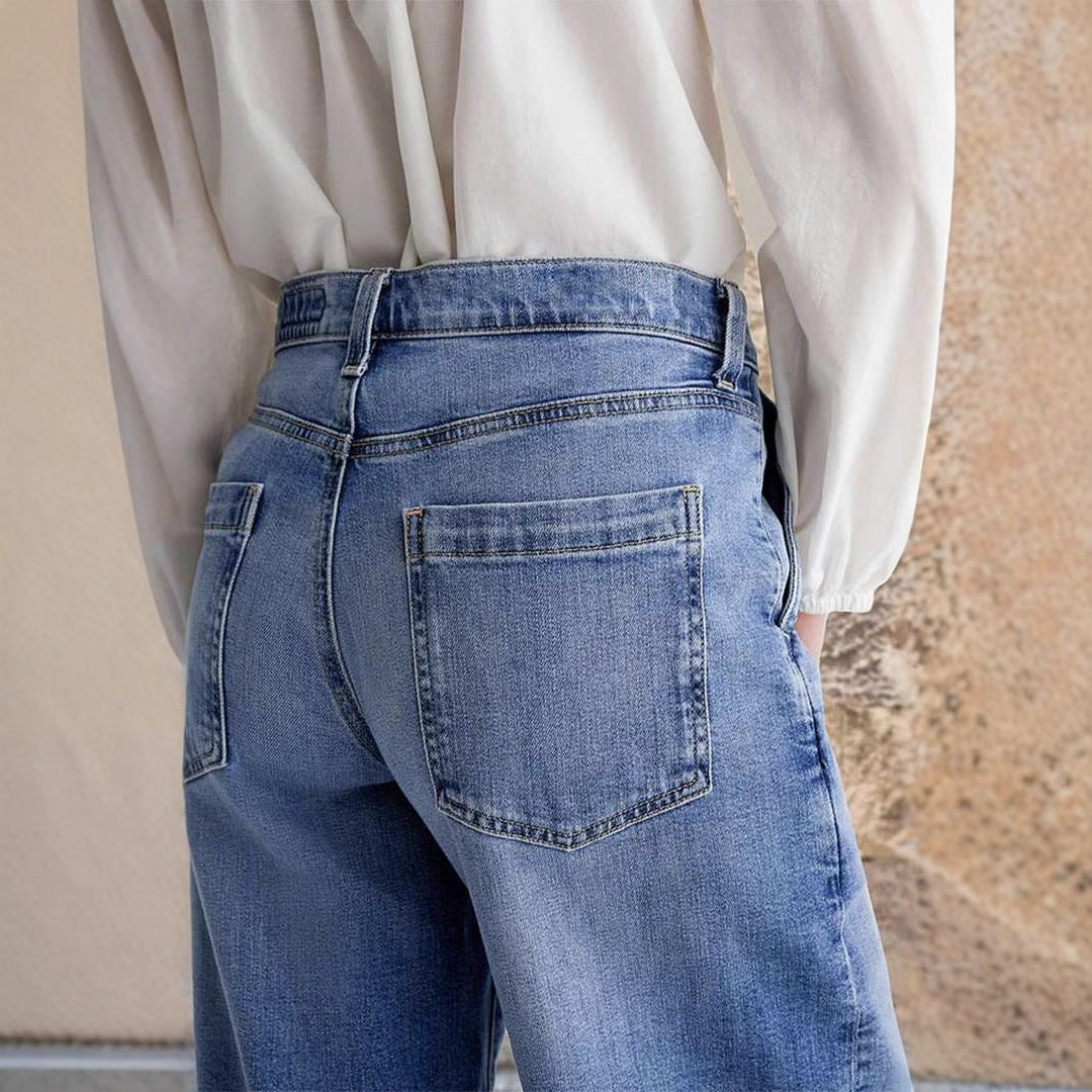 High-Rise Wide Leg Jeans