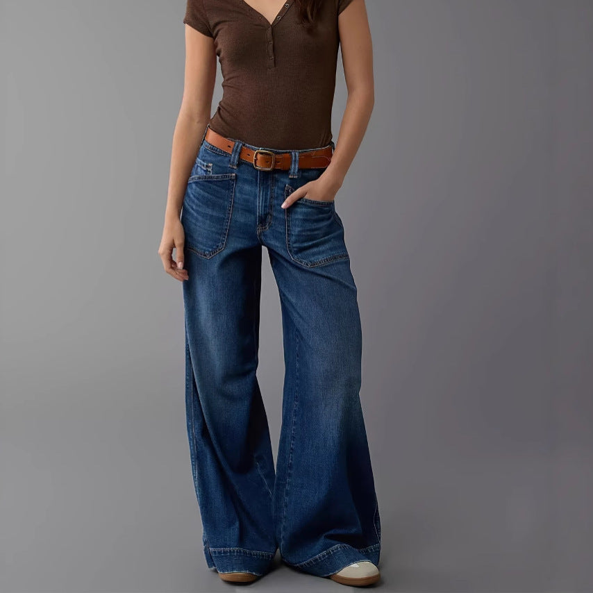 High Waist Wide Leg Jeans