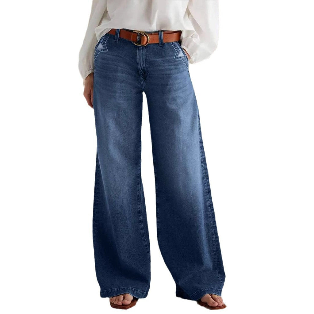 High-Rise Wide Leg Jeans