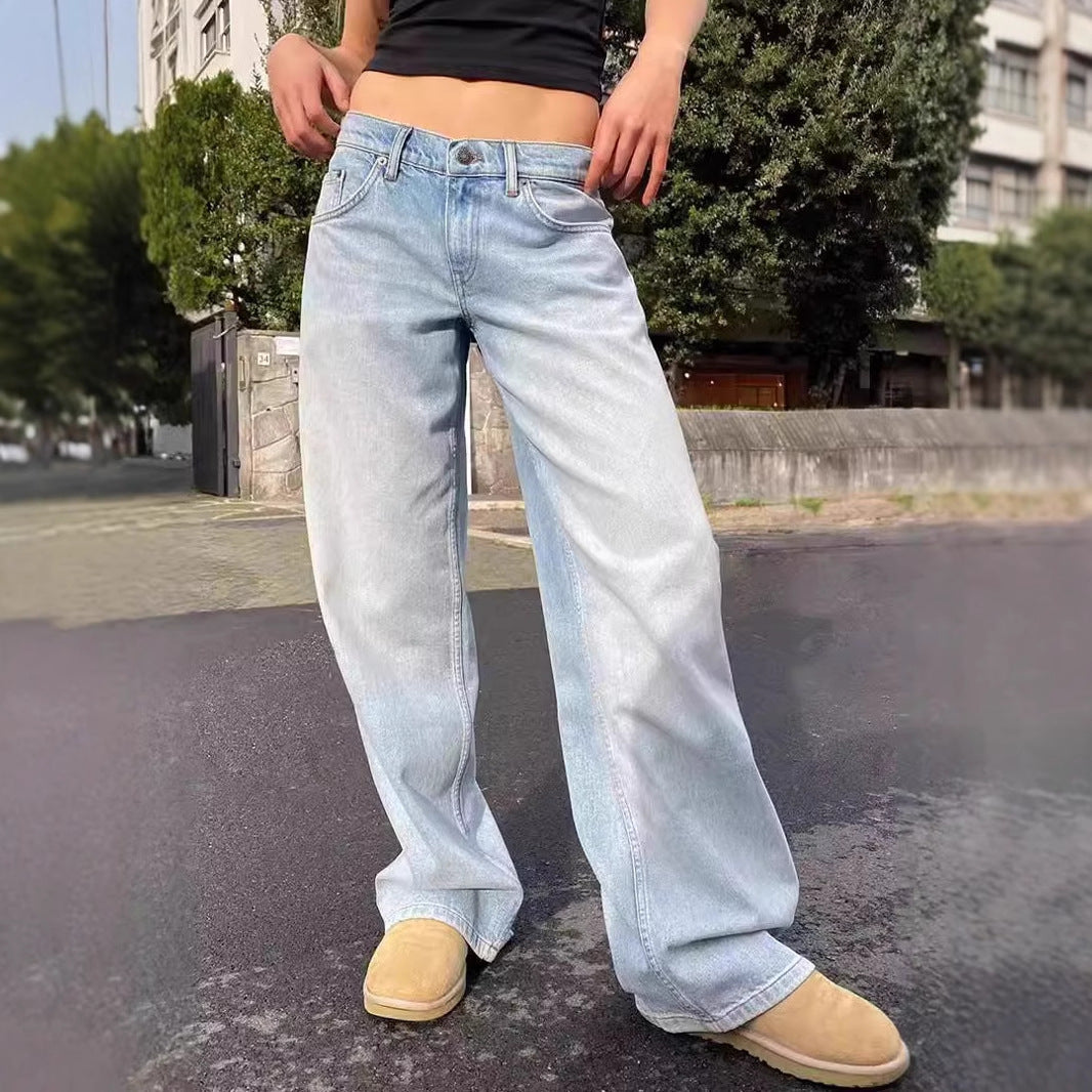 High Waist Relaxed Fit Jeans