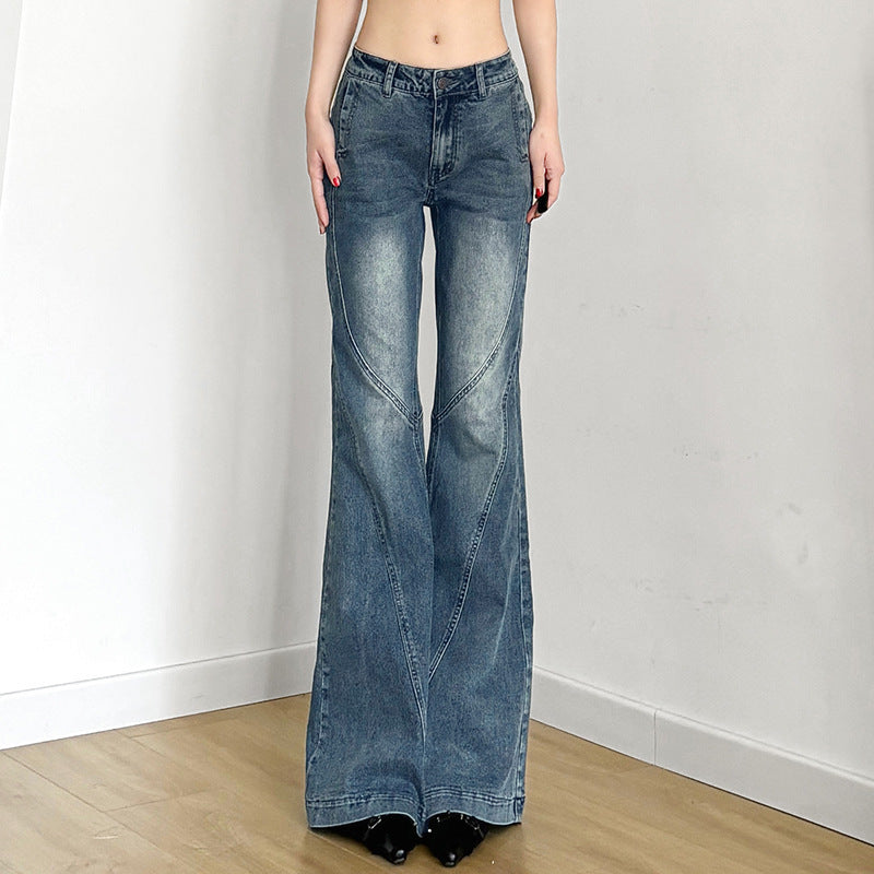 High-Waist Flared Jeans
