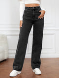 High-Waist Wide Leg Jeans