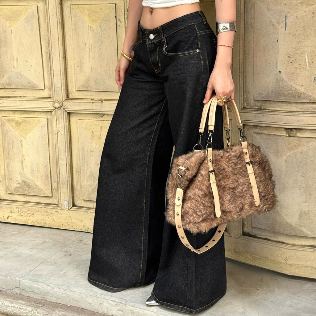High-Waist Wide-Leg Jeans