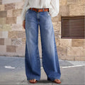 Denim High Waist Wide Leg Jeans