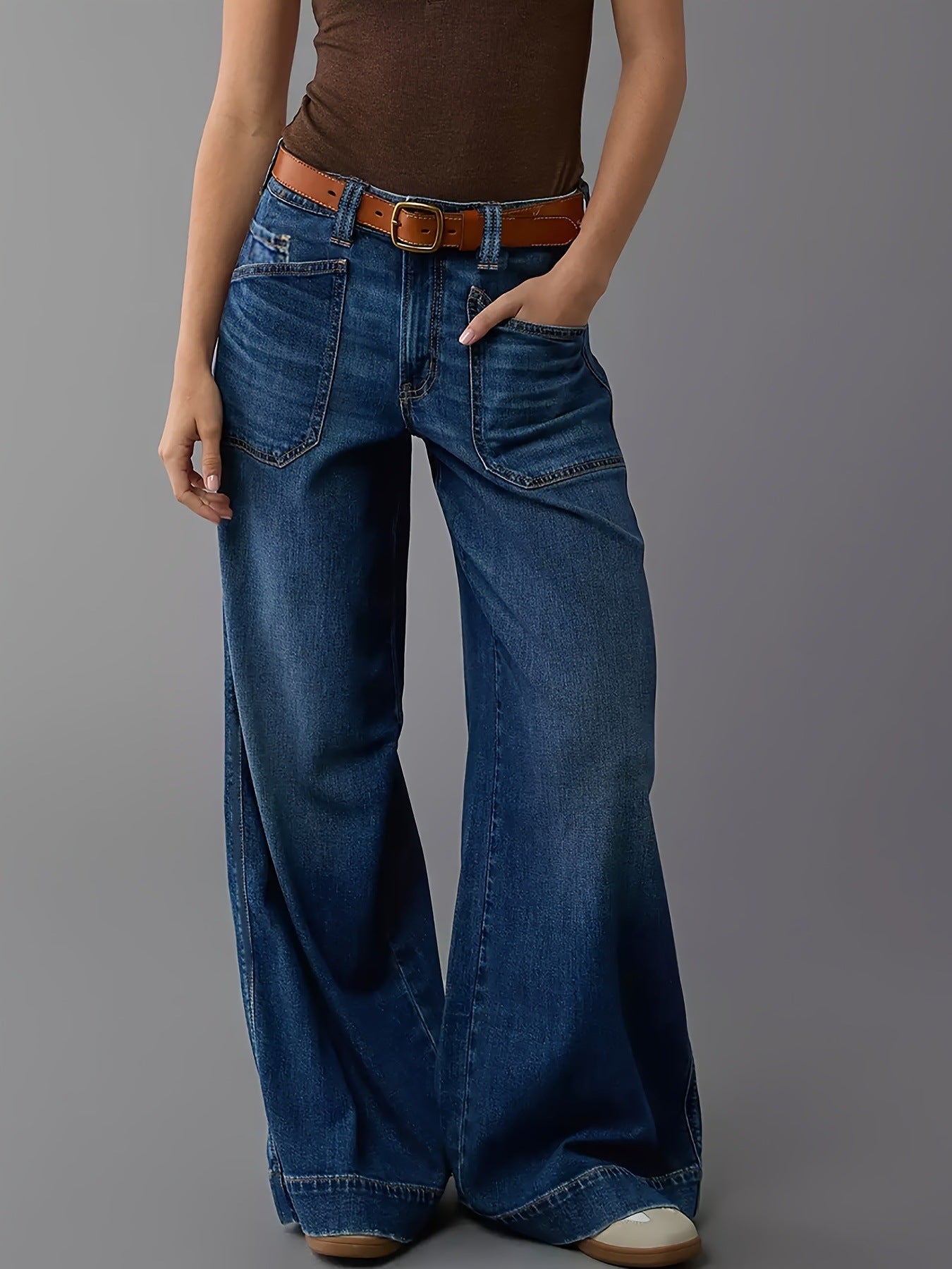 High Waist Wide Leg Jeans