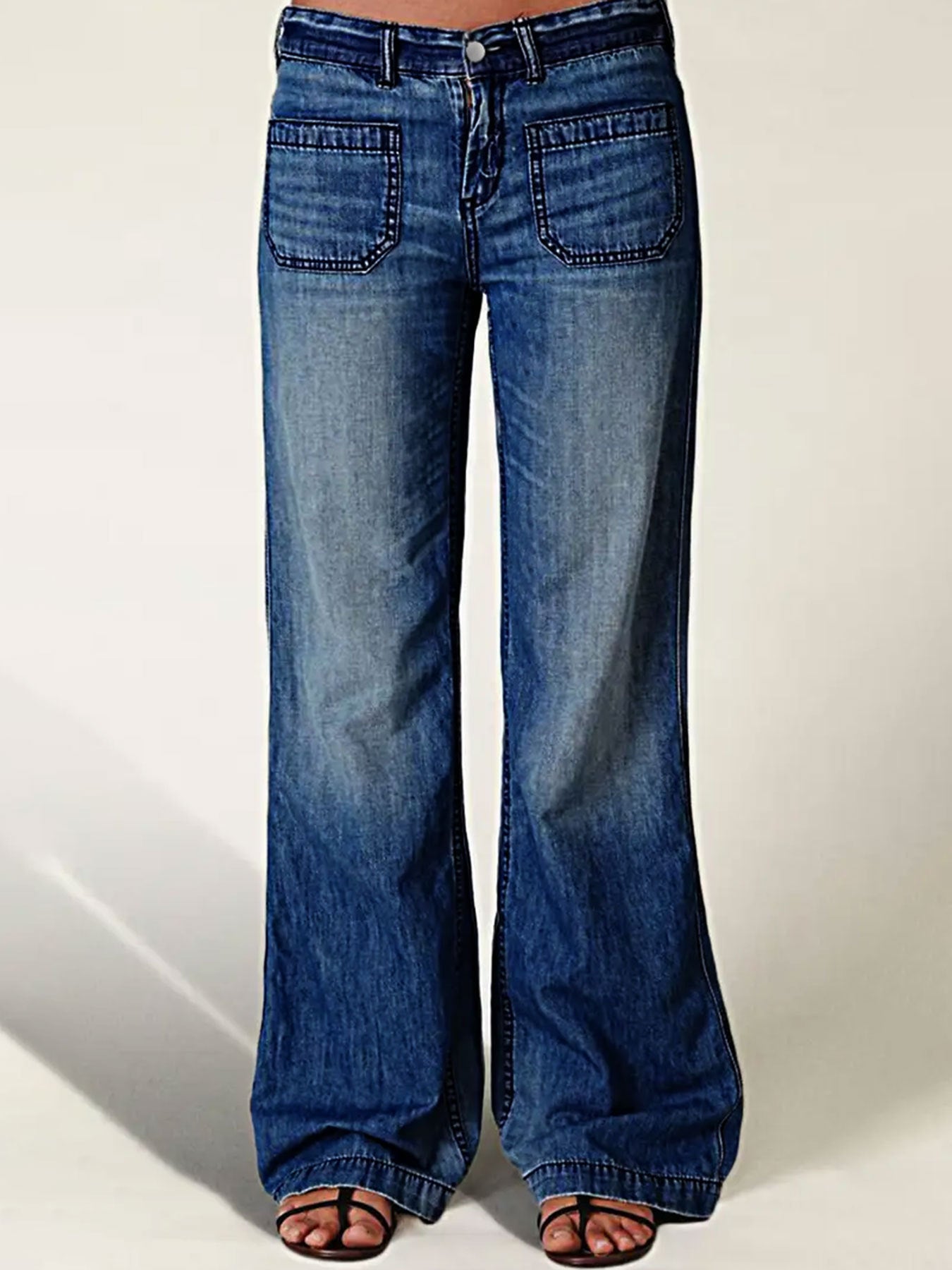 High Waist Wide Leg Jeans
