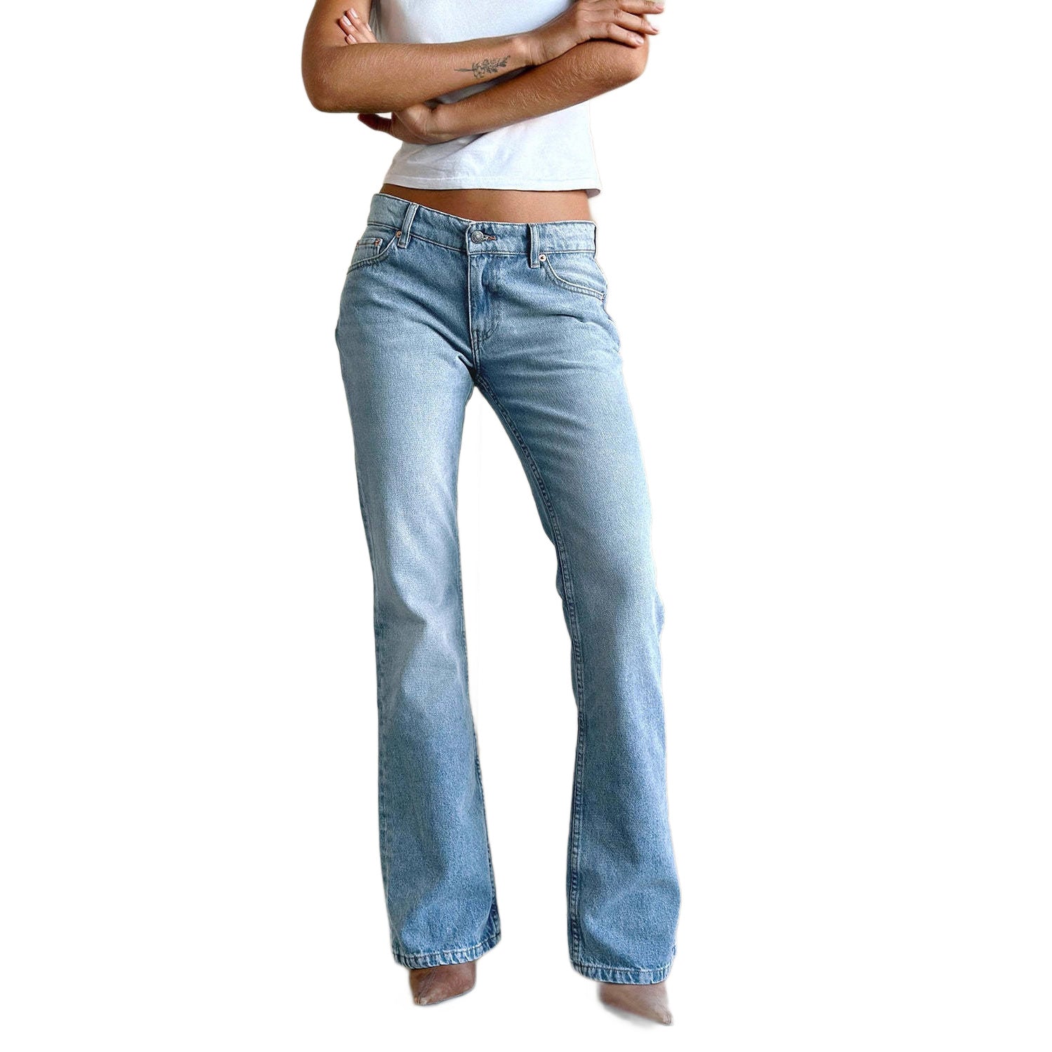 High Waist Bootcut Jeans